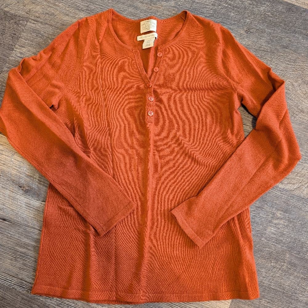Telluride Clothing Co Cashmere Henley Long Sleeve
